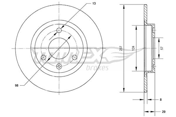 TOMEX Brakes TX 70-86...